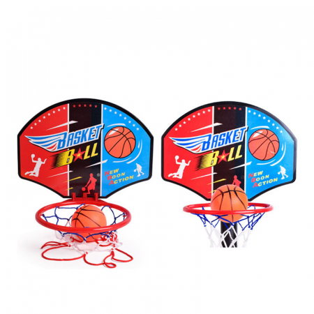 Jucarie Cos de Baschet + minge si pompa incluse , inaltime maxima 140 cm [2]