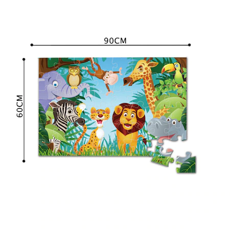 Puzzle Jumbo Animale, 48 piese mari [1]