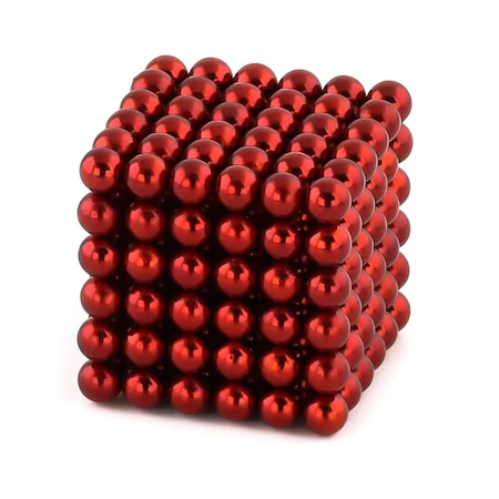 Bile Magnetice AntiStres Neocube, rosu, 5 mm, 216 piese - MagCub® [0]