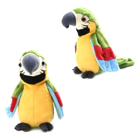 Jucarie de Plus Interactiva Papagal Vorbitor Verde [1]