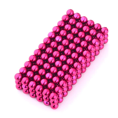 Bile Magnetice AntiStres Neocube, roz, 5 mm, 216 piese - MagCub® [4]