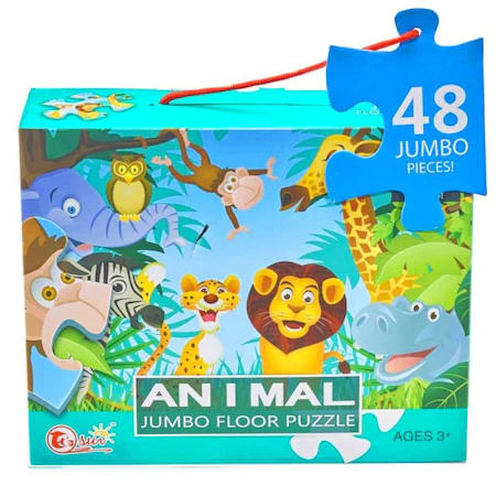 Puzzle Jumbo Animale, 48 piese mari [0]