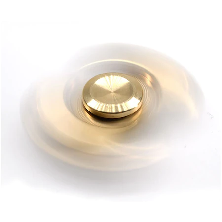 Jucarie anti-stres Fidget Spinner Star, metalic, auriu [3]