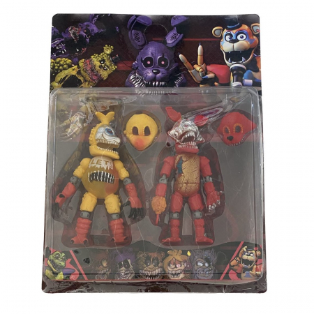 Set 2 figurine Five Nights at Freddy's, 16 cm, multicolor