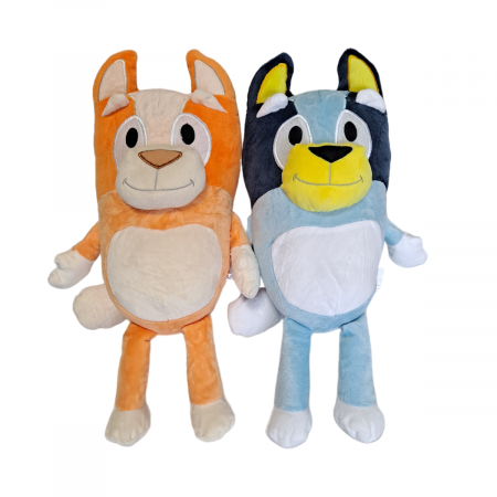 Set 2 Mascote din plus Bingo si Bluey, 38 cm [0]