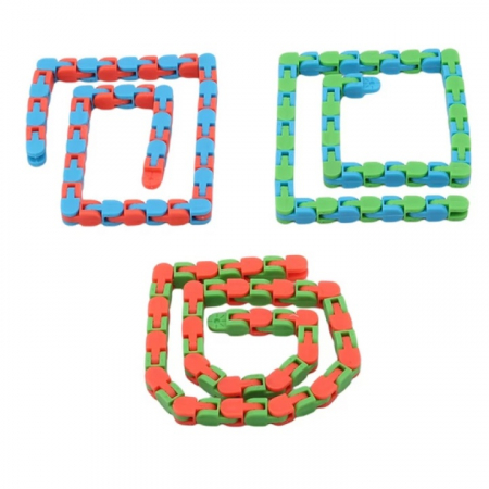 Set 3 Jucarii senzoriale antistres, 72 piese creative, Fidget puzzle de decompresie, multicolor [3]