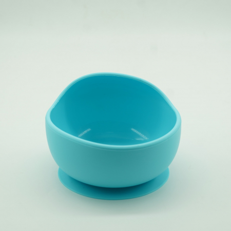 Set 5 piese diversificare bebelusi si copii din silicon , fara alergeni, albastru [3]