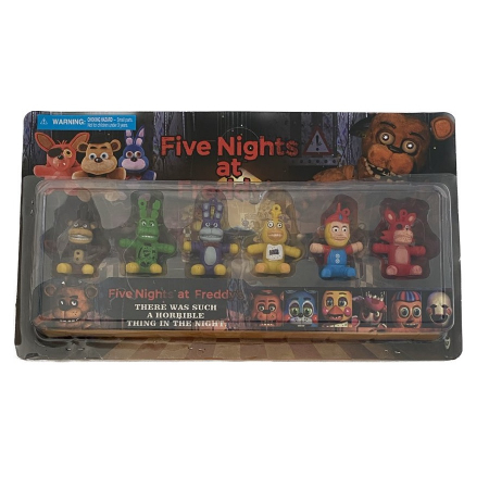 Set 6 figurine Five Nights at Freddy's, 5.5 cm, multicolor