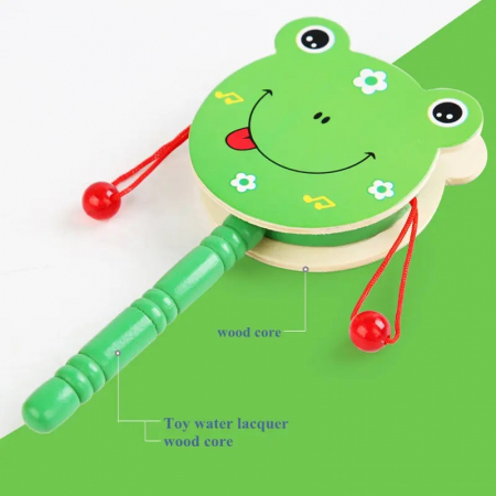 Set 8 Instrumente muzicale educative din lemn, multicolor [2]
