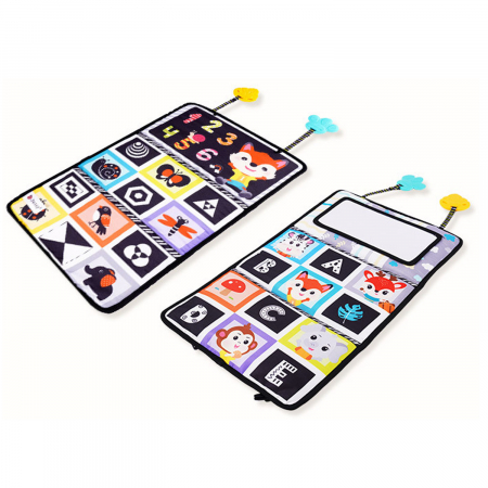 Set Carte si Covoras pliabil cu activitati, jucarie senzoriala, multicolor [1]