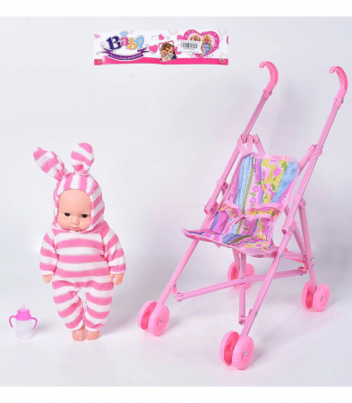 Set carucior cu papusa , multicolor [1]