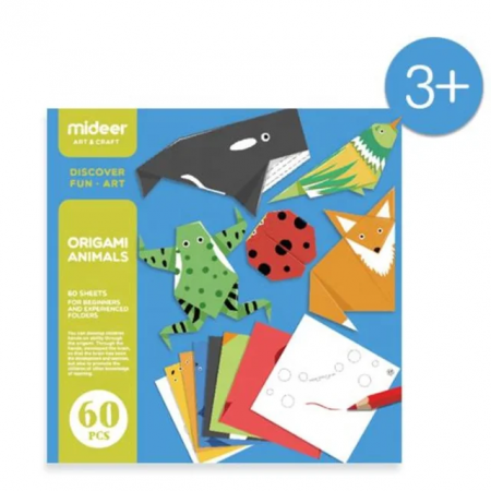 Set creativ Origami Animals, 60 pcs, multicolor [1]
