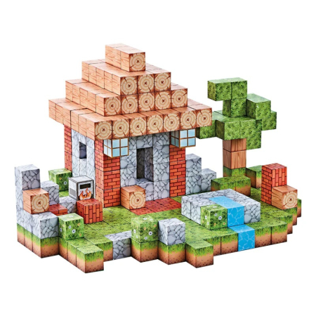 Set cuburi magnetice Creative tip Minecraft, 312 piese, multicolor [0]