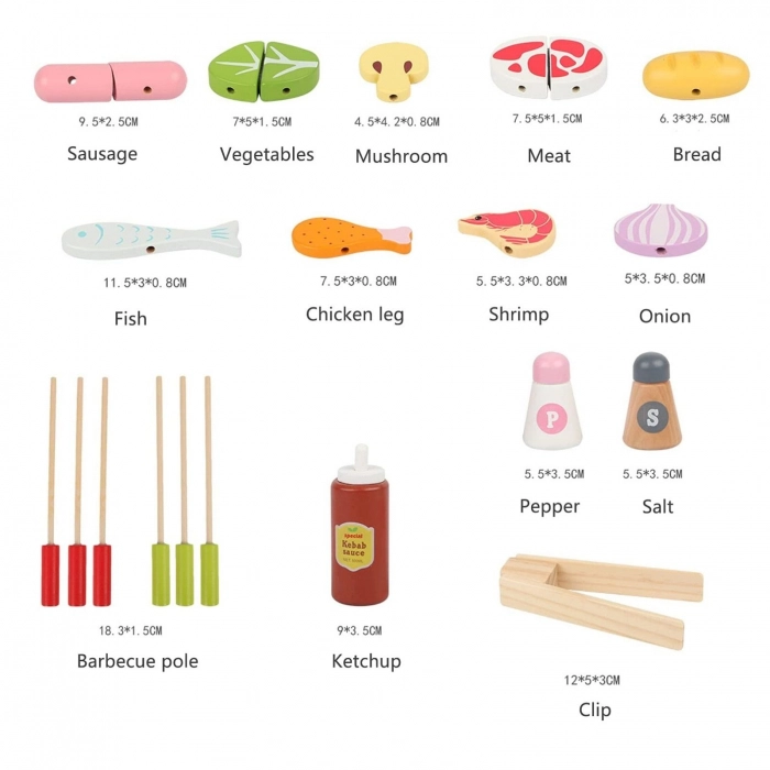 Set gratar din lemn pentru copii [4]