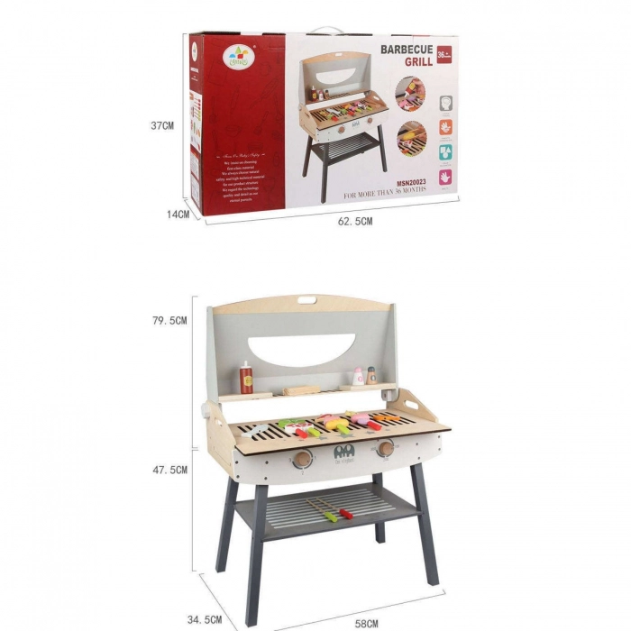 Set gratar din lemn pentru copii [5]