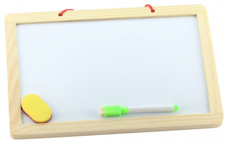 Tabla magnetica pentru copii 4 in 1, 44.5 x 33 cm, natur [4]