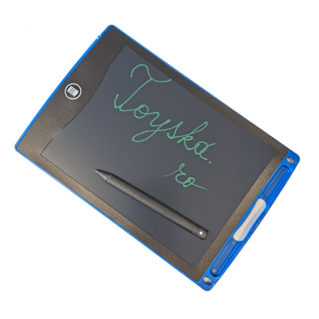 Tableta Grafica pentru Scris si Desenat cu Functie de Stergere Automata, 8.5", albastru