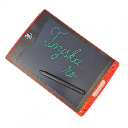 Tableta Grafica pentru Scris si Desenat cu Functie de Stergere Automata, 8.5", rosu [0]