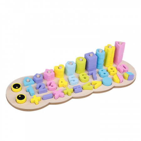 Jocuri dexteritate - Tablita Educativ Logaritmica 3 in 1, Omida Vesela