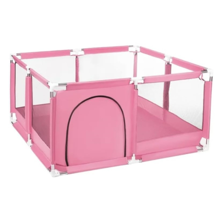 Centre activitati - Tarc de joaca pentru copii, 128 x 128 x 65 cm, roz