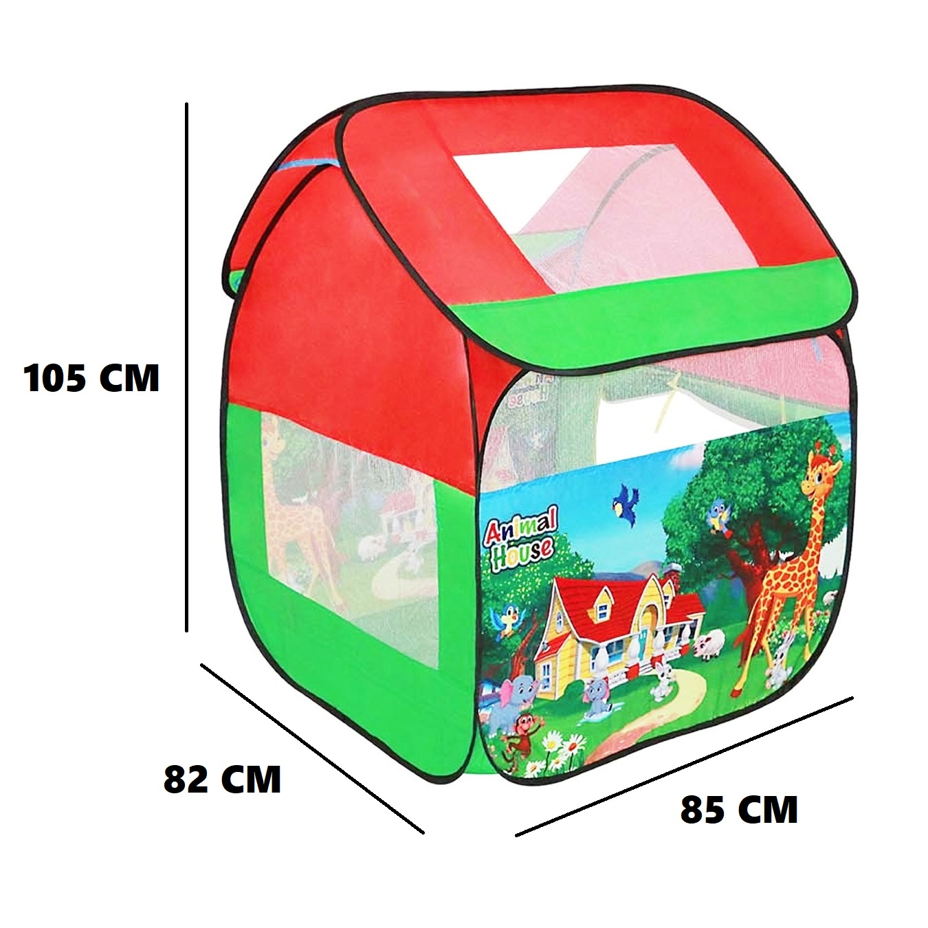 Cort de joaca Pop Up Gradina Zoologica, multicolor [3]