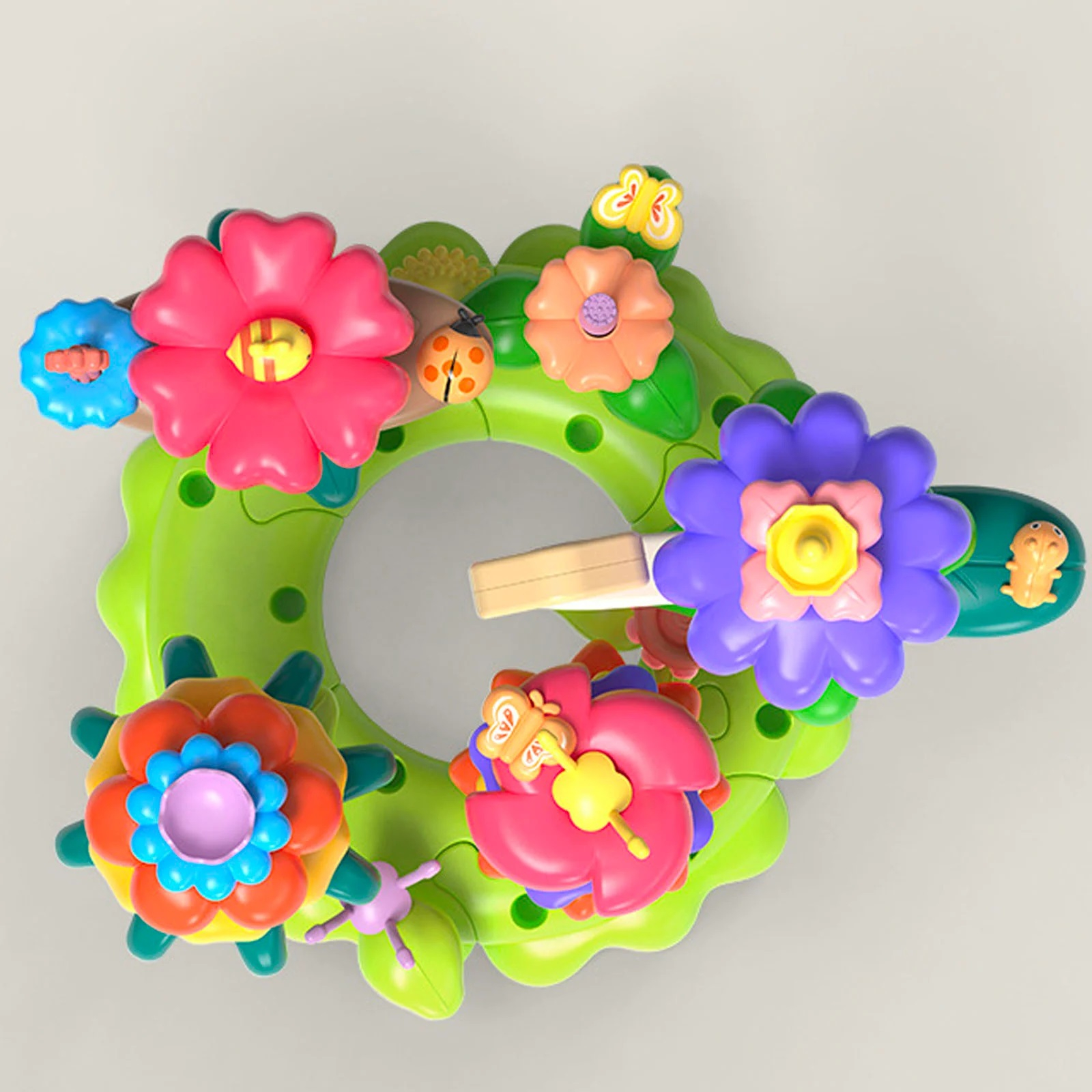Joc creativ constructii, Gradina cu flori, 93 piese, multicolor [8]