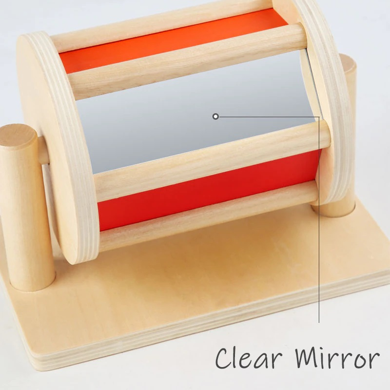 Joc educativ Montessori Tambur Curcubeu cu clopotei, multicolor [5]