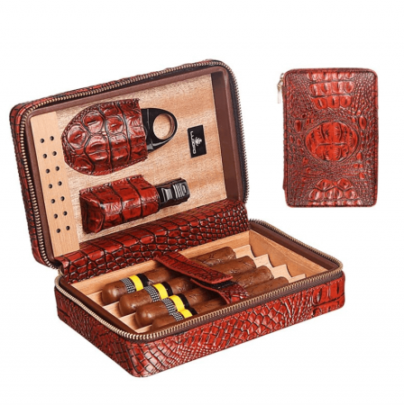 GALINER Cigar Humidor Case Lighter Cutter Set,Portable Humidifier Travel  Cigar Box with Cigar Lighte…See more GALINER Cigar Humidor Case Lighter