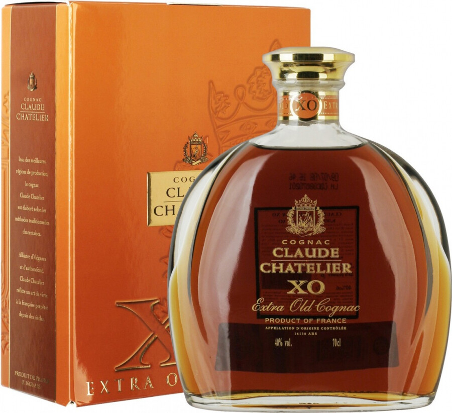 Cognac xo цена. Коньяк Claude Chatelier XO. Cognac Claude Chatelier XO Extra old Cognac.