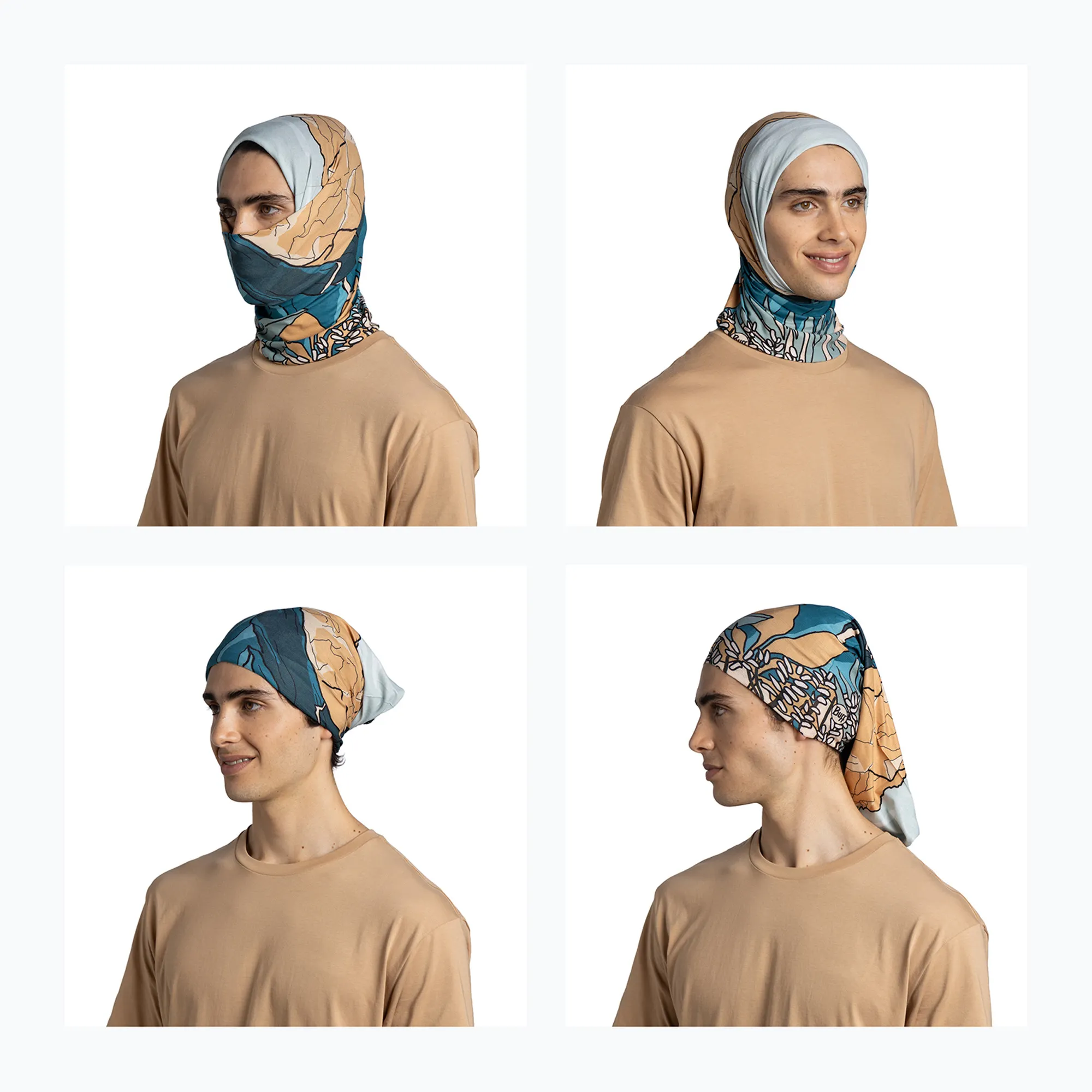Bandana BUFF Coolnet NIVE TEAL [6]