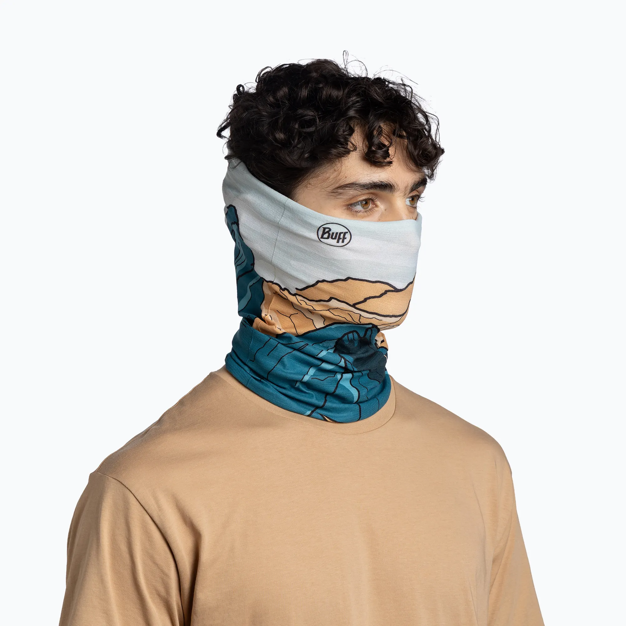 Bandana BUFF Coolnet NIVE TEAL [4]