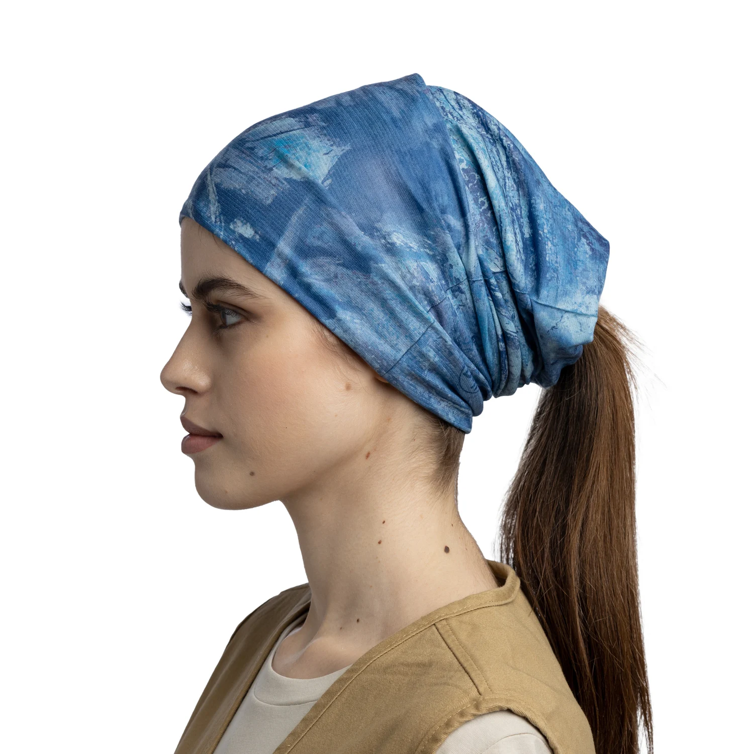 Bandana BUFF Coolnet UV+ REAL TREE ASPECT Ocean Blue [3]