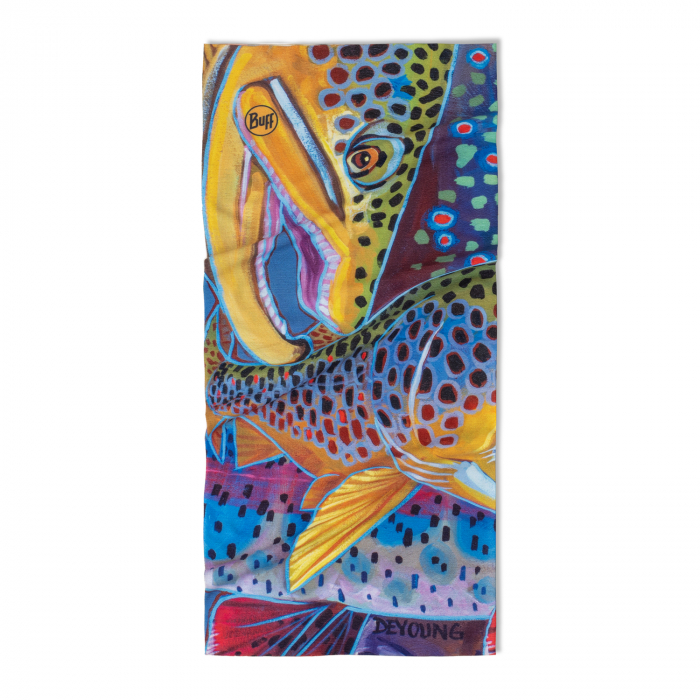 Bandana BUFF Coolnet UV+ TROUT Confeti [1]