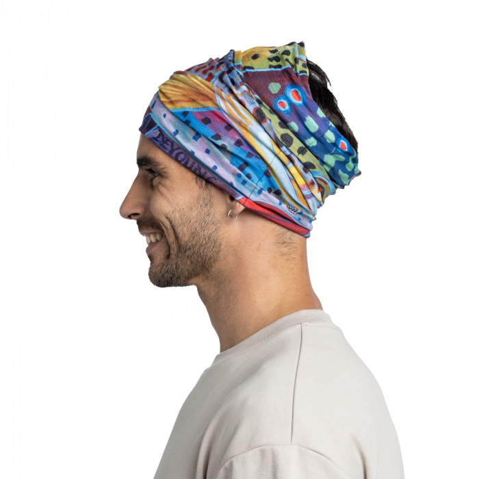 Bandana BUFF Coolnet UV+ TROUT Confeti [5]