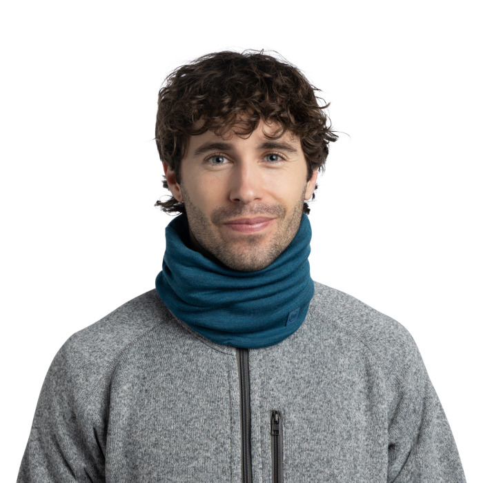 Bandana BUFF Heavy Weight merinoSOLID OCEAN [3]