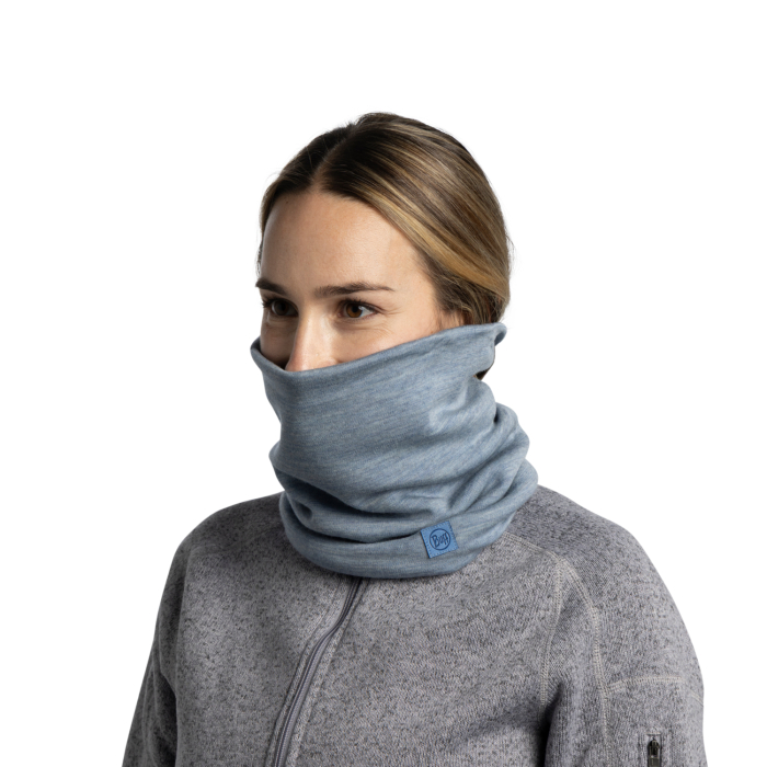 Bandana BUFF Heavy Weight merino SOLID LIGHT BLUE [4]