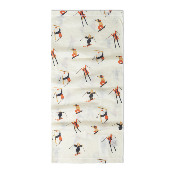 Bandana BUFF Light Weight merino wool prints TINSU ECRU [2]