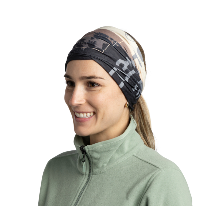 Bandana BUFF Original EcoStretch adulti TRE CIME PEAK DARK BROWN [4]