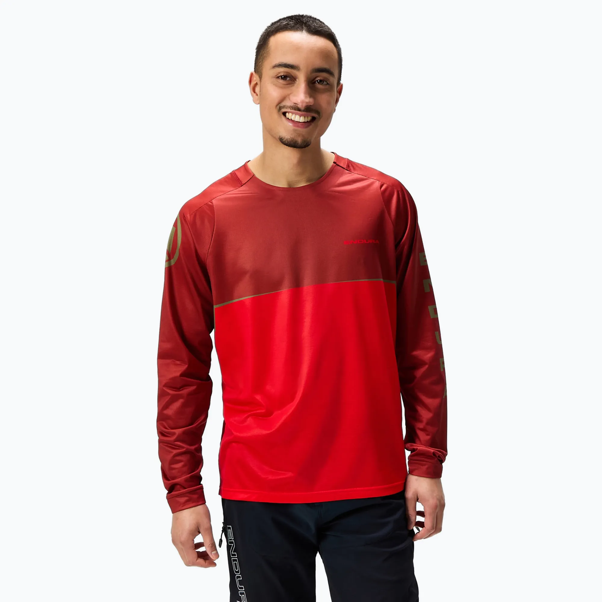 Bluza barbati CORE PRINTED L/S Flame Red [1]