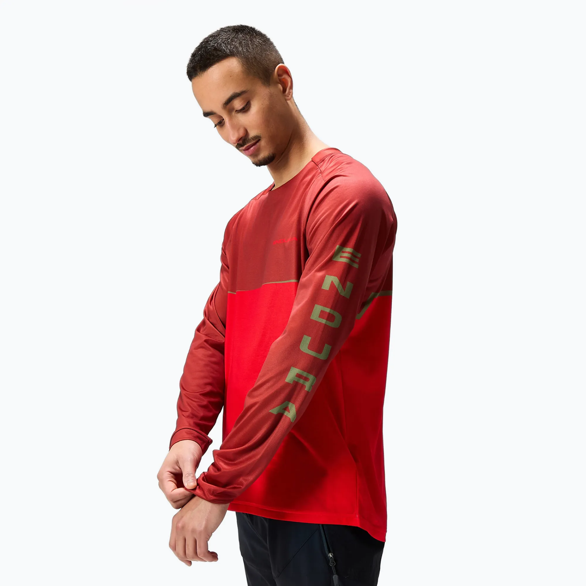 Bluza barbati CORE PRINTED L/S Flame Red [2]