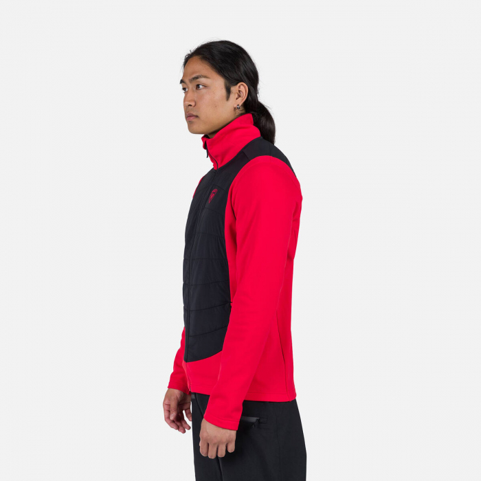 Bluza barbati Rossignol CLASSIQUE HYBRID CLIM FZ Sports red [3]