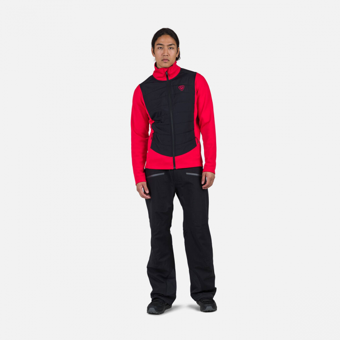 Bluza barbati Rossignol CLASSIQUE HYBRID CLIM FZ Sports red [6]