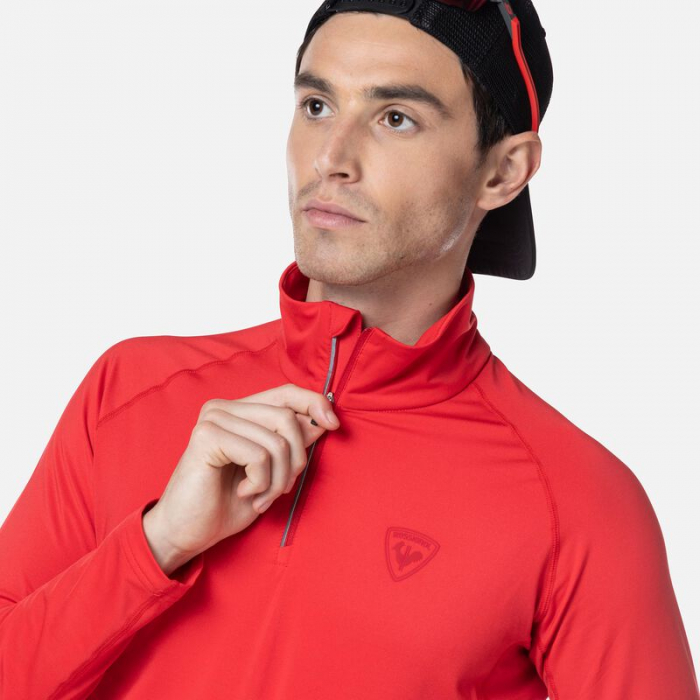 Bluza barbati Rossignol CLASSIQUE 1/2 ZIP Sports red [4]