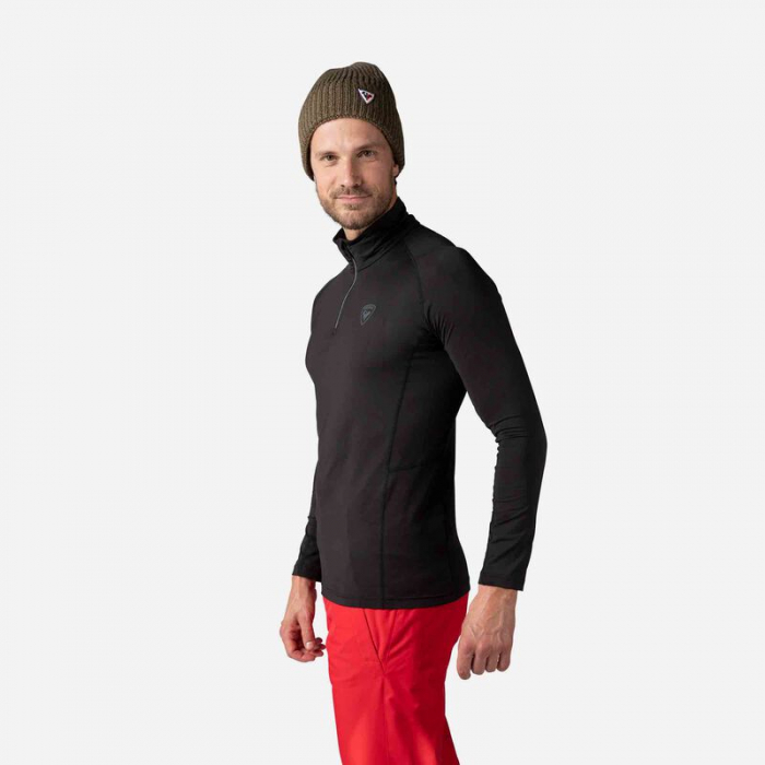 Bluza barbati Rossignol CLASSIQUE 1/2 ZIP Black [3]