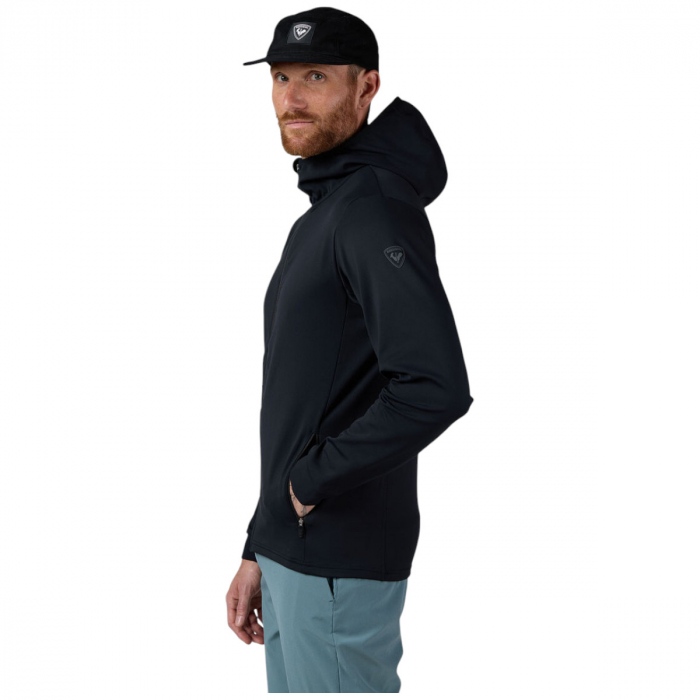 Bluza barbati Rossignol MID LAYER STRETCH HOODIE Black [4]