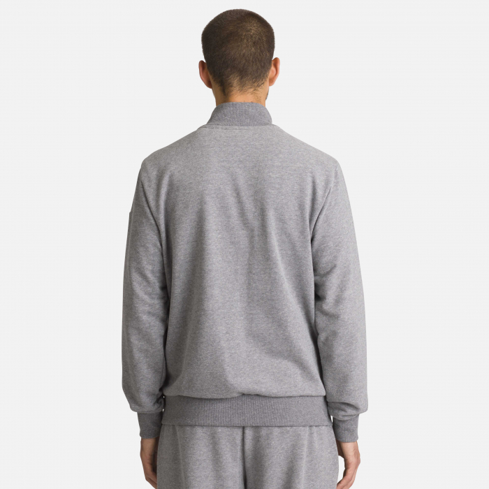 Bluza barbati Rossignol LOGO SWEAT FZ FL - heather grey [2]