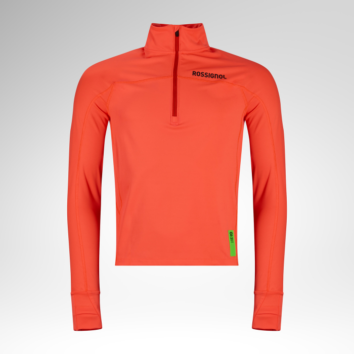 Bluza barbati Rossignol M HERO half zip first layer Neon red [8]