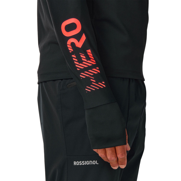 Bluza barbati Rossignol M HERO half zip first layer Black [4]