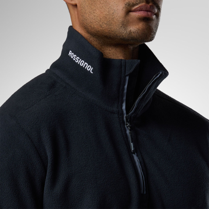 Bluza barbati Rossignol M quarter zip polar fleece Black [5]