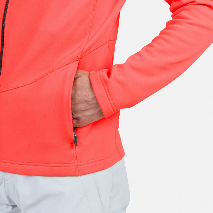 Bluza barbati Rossignol NEW HERO CLASSIQUE CLIM Neon red [5]